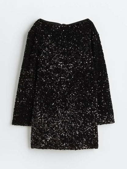 Elmy | Stralende Glam Glitter Cocktail Jurk