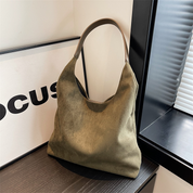 Luka | Vegan Leren Suède Schoudertas