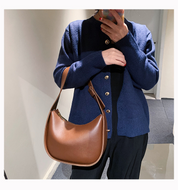 Puk | Minimalistische Schoudertas van Vegan Leer