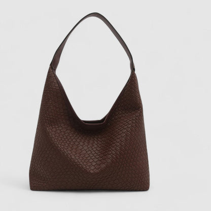 Jamy | Schoudertas met Elegante Krokodillenstructuur