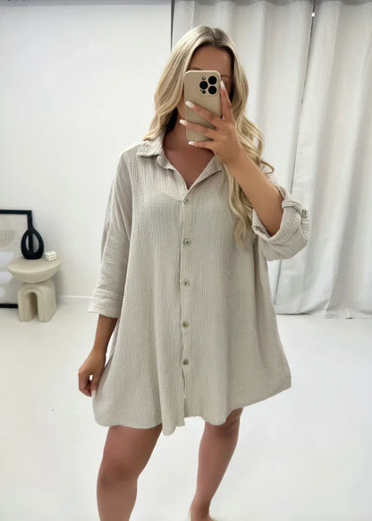 Vedra | Ibiza Eye Oversized Blouse