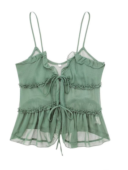 Red | Romantische en Elegante Ruches Top