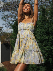 Paris | Zomers Mini Jurkje met Print