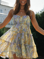 Paris | Zomers Mini Jurkje met Print