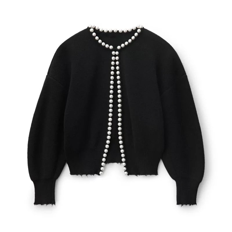 Elegant Vest met Parel Details