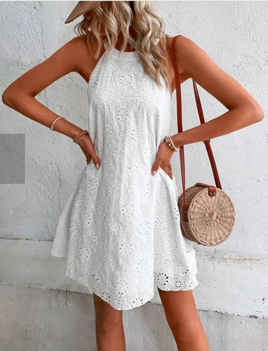Jo-Ann | Halter Midi Jurk