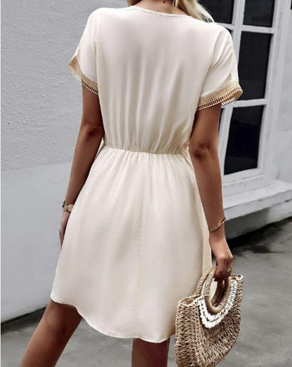 Bohemian Stijl Midi Jurk voor Dames – Comfort & Trendy
