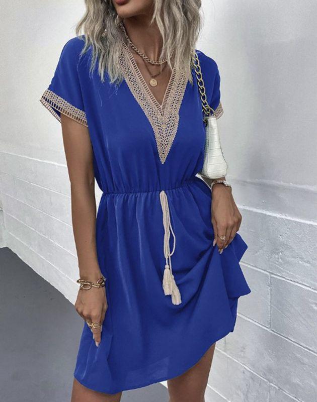 Bohemian Stijl Midi Jurk voor Dames – Comfort & Trendy