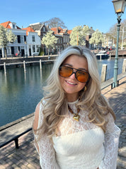 Ella | Viral Oranje Zonnebril