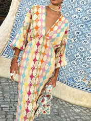 Solange | Chique Tweedelige Set & Jurk Met Print