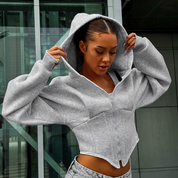 Chelsea | Trendy Corset Hoodie