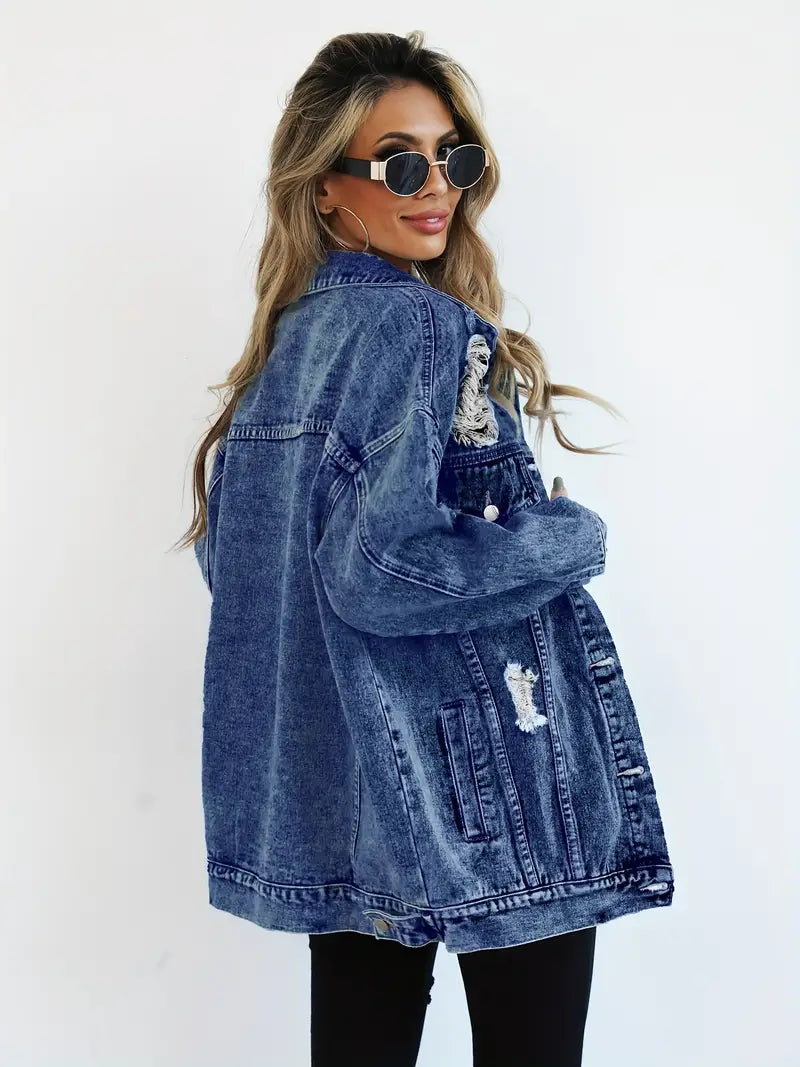Blizz | Oversized Spijkerjas Dames – Casual Denim Look