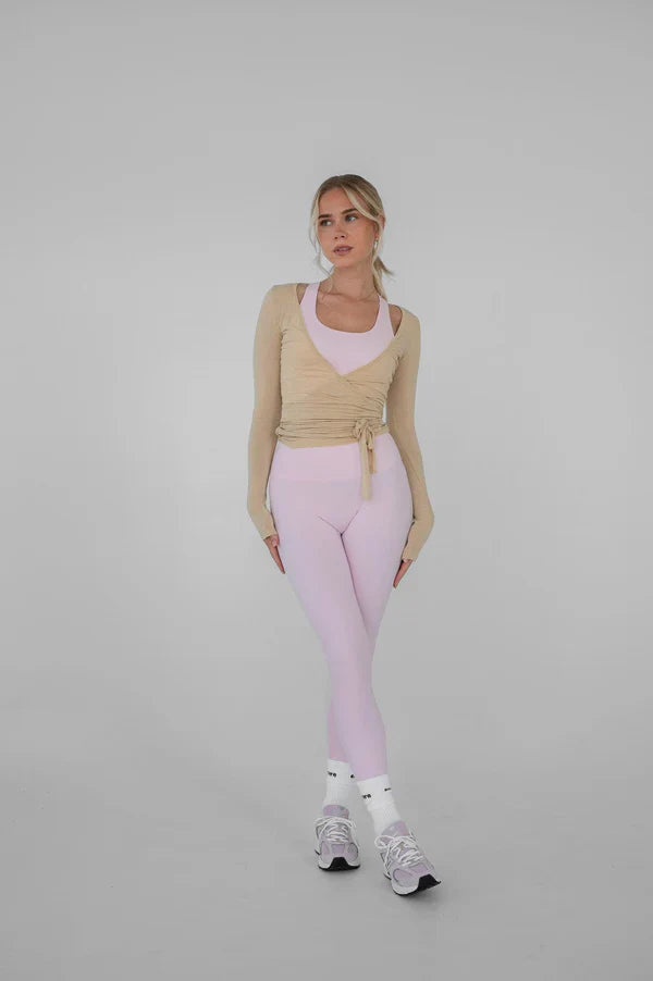 Loura | Lange Mouwen Yoga Wikkelblouse