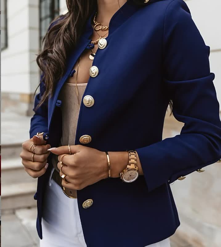 Marise | Elegante Blazer Met Sjieke Knopen