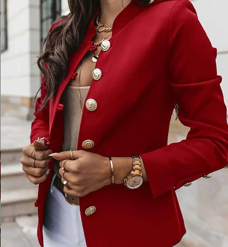 Marise | Elegante Blazer Met Sjieke Knopen