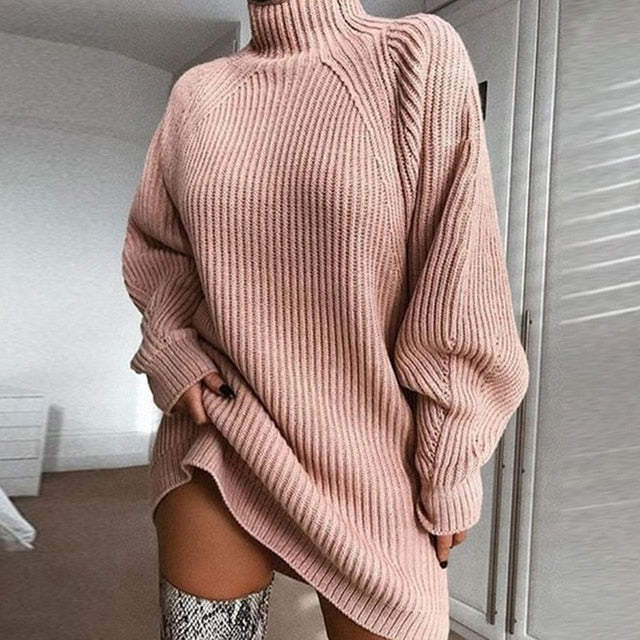 Ilaria | Gebreide Oversized Jurk