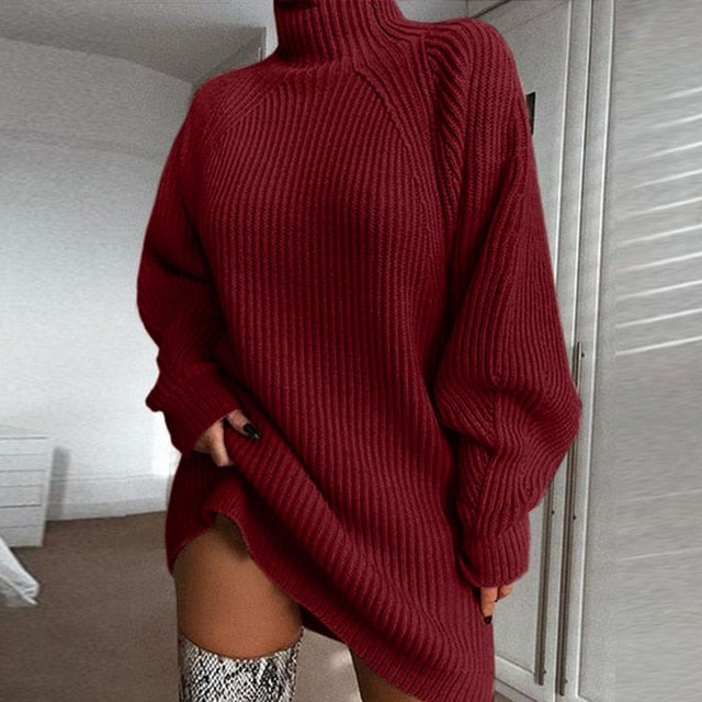 Ilaria | Gebreide Oversized Jurk