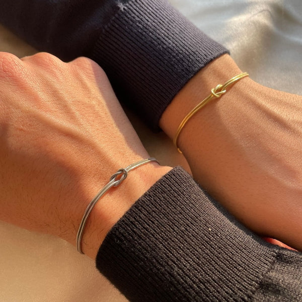 Amore | Minimalistische Liefdesknoop Armband