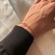 Amore | Minimalistische Liefdesknoop Armband