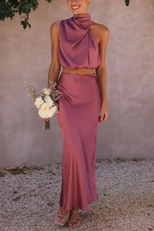 Rosia | Elegante Two-Piece Set van Satijn