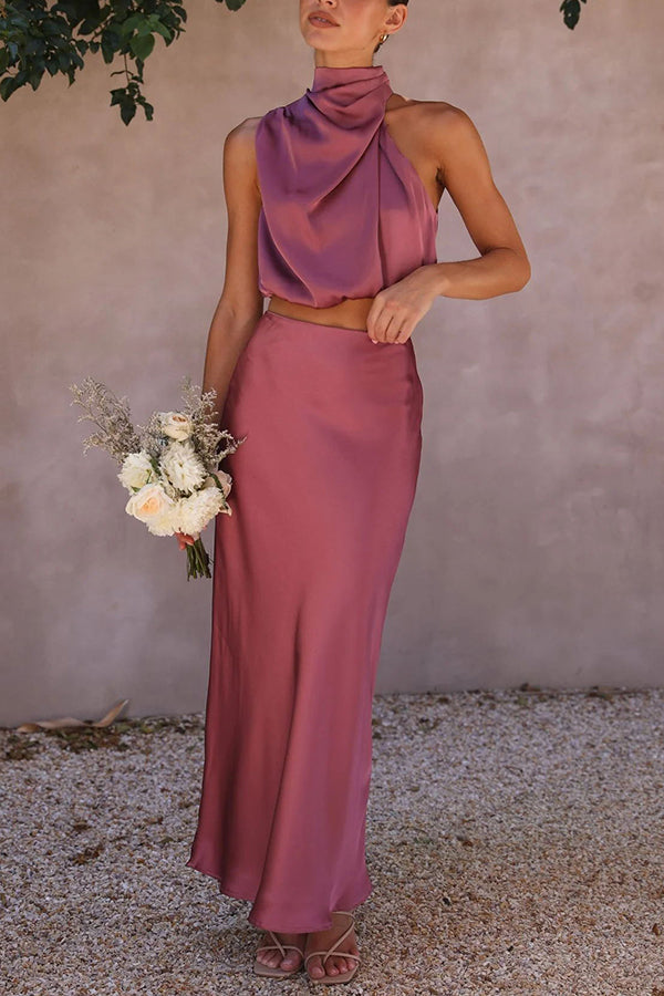 Rosia | Elegante Two-Piece Set van Satijn