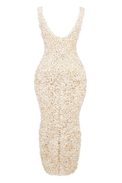 Giulia | Maxi Gala Jurk Met Rozenprint