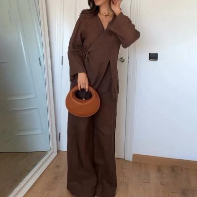 Dames Co-ord Set – Wikkel Kimono & Broek Outfit