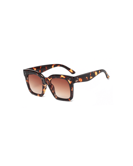 Rhona | Bruine Trendy Zonnebril