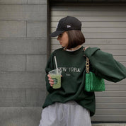 Macey | Groene Vegan Leren Chain Bag