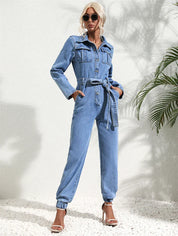 Regina | Denim Jumpsuit voor Dames