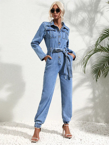 Regina | Denim Jumpsuit voor Dames